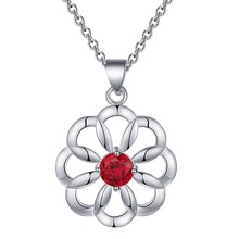 Женское Ожерелье с кристаллом, серебряное покрытие, роскошный подарок на свадьбу, WN-908 2024 - купить недорого