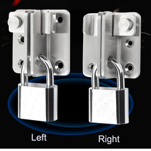 1 PC Stainless Steel Safety Wooden Door Latch Buckle Lock Door Lock Bolt Lock left and right open  Safety Door Accessories 2024 - buy cheap