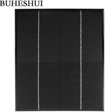 Монокристаллическая солнечная панель BUHESHUI, 6 Вт, 18 в, миниатюрная солнечная панель, солнечный модуль «сделай сам», солнечное зарядное устройство для батареи 12 В, 170*200 мм, высокое качество 2024 - купить недорого