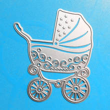 YLCD187 Baby Carriage Metal Cutting Dies For Scrapbooking Stencils DIY Album Cards Decoration Embossing Folder Die Cuts Template 2024 - buy cheap