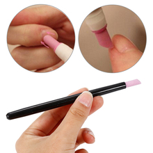 ELECOOL 1pc Nail Art Buffer Quartz Scrubs Stone Cuticle Remover Stick Pen Spoon Cut Pusher Polish Manicure Pedicure Care Tools 2024 - buy cheap