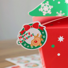 Adesivos de selo de presente de natal, adesivos para lembrancinha de festa, saco de biscoitos, decoração de caixa de doces com 120 peças 2024 - compre barato