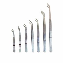 3pcs Curved Head Stainless Steel Medical Tweezers Dental Precision Forceps Cleaning Tooth Surgical Dental Extration Tool 7 Size 2024 - buy cheap