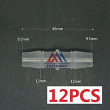 12 peças 9.5mm conector reto plástico encaixe farpado pp mangueira pvc tubo conexão marceneiro montagem aquário tanque de peixes 2024 - compre barato