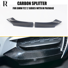Delantal divisor de fibra de carbono para coche BMW, accesorio de fibra de carbono para automóvil BMW F22 220i 228i M235i M240i con paquete M 2014-2017, 1 par 2024 - compra barato