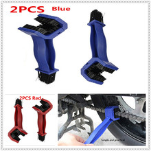 Kit para limpeza de motocicleta e bicicleta, 2 peças, cor azul, com escova de limpeza para corrente de engrenagem, para honda xr400ciclista crf250l m crf1000l xr650r 2024 - compre barato