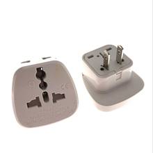 White Universal EU UK AU to US USA Canada AC Travel Power Plug Adapter Converter drop shipping US 2PIN PULG with safty gate 2024 - buy cheap