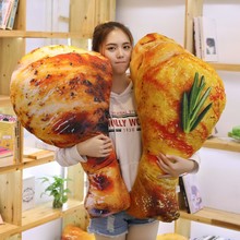 70/90cm Chicken leg Pillow Simualation Plush Toy soft cushion stuffed food doll decor Delicious christmas gift for child 2024 - buy cheap