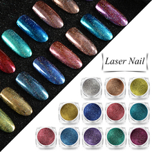 Mtssii Starry Nail Glitter Powder Holographic Laser Glitters Dust Manicure Nail Art Decorations 0.2g/box Nail Art Pigment Powder 2024 - buy cheap