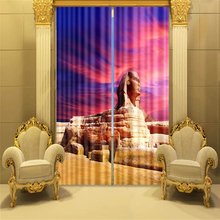 Cortinas de ventana Blackout 3D de lujo de lavanda personalizadas para sala de estar, dormitorio, tapiz de pared del Hotel, Cortinas 2024 - compra barato