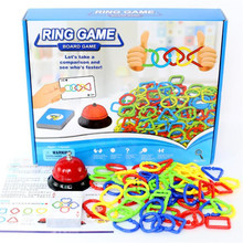 2019 Ring game Color shapes cognition Children's board Party game Develop brain training response Puzzle educational game toys 2024 - buy cheap