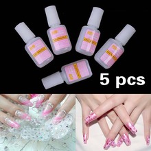 High Quality 10g Nail Art Glue Tips Glitter UV Acrylic Rhinestones Decoration With Brush Nail Glue      88 2024 - buy cheap