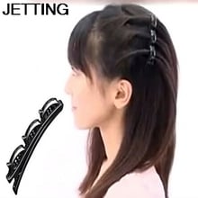 Double Hair Pin Clips Hairpin Black Women Hair Clips Barrette Comb Hair Disk Bump Hair Styling Tools 1 Pcs 2024 - buy cheap