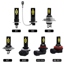 Luz led antiniebla para coche, lámparas de freno para automóvil, CANBUS, Chips H1, H3, H4, H7, H11, 880, 9005, 9006, 3030, 2 uds. 2024 - compra barato