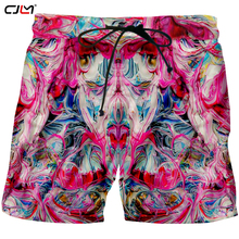 CJLM Stylish Cozy Loose Man Shorts 3D Full Printed Colorful Vortex Men's Shorts Unisex Oversized Clothes Wholesale 2024 - buy cheap