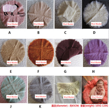 Manta de lana merina para fotografía de bebé recién nacido, accesorios para sesión de fotos, estudio, posar, cesta de fondo, relleno, sesión de fotos 2024 - compra barato