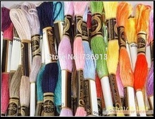 Total 200 Pieces Cotton Factory Shop Similar DMC Cross Stitch Embroidery Thread Floss 2024 - buy cheap