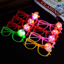 Rave LED Glasses Light Up Shades Flashing Luminous Night cartoon  Glasses Christmas Activities Wedding Birthday Party Decoration 2024 - buy cheap