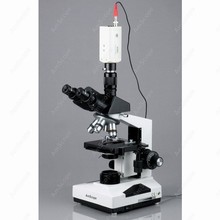 Биологический видео составной Микроскоп-поставка AmScope 40X-1600X Профессиональный биологический видео Тринокулярный составной Микроскоп 2024 - купить недорого