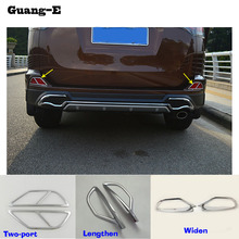 Car Body Detector ABS Matte Cover Trim Back Tail Rear Fog Light Lamp Frame Parts Lamp Bezel For Toyota Rav4 2016 2017 2018 2024 - buy cheap