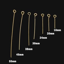 Wholesale 220-600PCS 16/20/24/30/38/45mm Rose Gold Color Eye Pins DIY Jewelry Making Accessories Craft  Pick Your Size 2024 - buy cheap