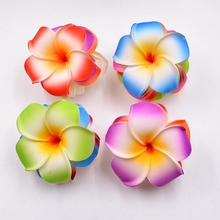 10PCS 9cm artificial flower foam multi-color Big plumeria flower wedding holiday party home decoration DIY garland crafts 2024 - buy cheap