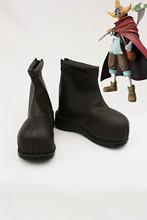 Costum made black Usopp shoes boots from One Piece Cosplay 2024 - buy cheap