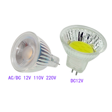 Foco LED MR11 lámpara LED COB, CA/CC, 12V, 24V, 110V, 220V, GU4.0, reemplazo equivalente a bombillas halógenas, cob 2024 - compra barato