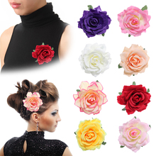 1 PC New Fashion Chic Bridal Rose Flower Hairpin Wedding Bridesmaid Brooch Party Hair Clip Barrettes Accessories bijoux femme 2024 - buy cheap
