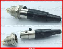 1-sets Connector M/F- Mini XLR 3-Pin M/F Plug Cable Inline Plug Small 3-pin TA3 2024 - buy cheap