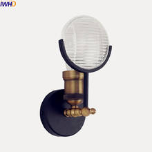 IWHD Industrial Vintage Wall Light Fixtures Stair Beside Creative Glass Edison Wall Lamp Sconce Arandelas Lamparas De Pared 2024 - buy cheap