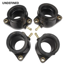 For Yamaha FZS600 S/R/SP FAZER 1998-2003 4 Pcs Rubber Black Motorcycle Carburetor Interface Manifold Joint Boots Set Carburador 2024 - buy cheap