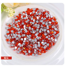 Diamantes de imitación 3D para decoración de uñas, cristal rojo anaranjado, sin fijación en caliente, para manualidades, SS3-SS34 de carcasa de teléfono móvil (1,3 MM-7MM) 2024 - compra barato