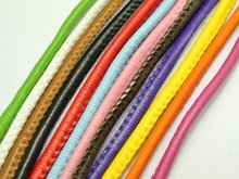 32.8 Feet  Stitched Round Soft Synthetic Leather String Jewelry Cord 5mm 2024 - buy cheap