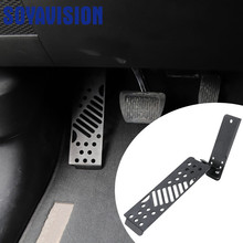 1PCS Pedals for Jeep Wrangler JL 2018+ Metal Black Left Side Foot Rest Pedal Plate Decoration Cover Interior Mouldings 2024 - buy cheap