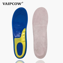 Силиконовые гелевые стельки, массажная спортивная обувь для мужчин и женщин, стельки для обуви, амортизирующие ортопедические стельки для бега, подошвенного фасциита 2024 - купить недорого