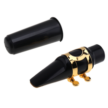 Professional Alto Sax Saxophone Mouthpiece Musical Black Instrument Accessories with Ligature and Cap 2024 - buy cheap