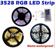5M SMD Flexible 3528 Led Strip 300leds Non Waterproof RGB strip light 44key controller online for sale free shipping 2024 - buy cheap
