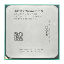 Четырехъядерный процессор AMD Phenom II X4 B95 (3,0 ГГц/6 МБ/95 Вт/2000 ГГц разъем am3 am2 + 938 pin) 2024 - купить недорого