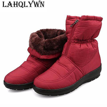 Fashion Winter Women Boots Female Waterproof Zip Ankle Boots Warm Snow Boots Ladies Shoes Woman Botas Mujer Plus Size 35-42 C064 2024 - buy cheap