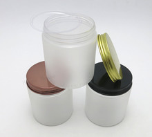 Tarros de plástico PET para cremas y cosméticos, tapas de aluminio rellenables con sello, 250g, 24 unidades por lote 2024 - compra barato