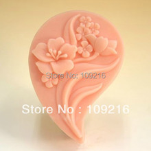 1 piezas gota de agua de la flor (50367) molde silicona jabón artesanal artesanía bricolaje molde 2024 - compra barato