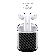 Carbon Fiber Shockproof Dropproof Protective Case for Apple AirPods Earphone Case Protective Cover for AirPods 2024 - buy cheap