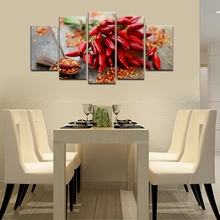 Imagem moderna de pimenta para cozinha, sala de parede, arte, tela de impressão, poster de comida, pintura em tela, decoração de parede do restaurante, venda por atacado 2024 - compre barato