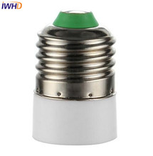 Iwhd soquete de lâmpada e27 para e14, suporte de lâmpada de plástico para soquete e27, encaixe para lâmpada 85-260v, 10 peças 2024 - compre barato