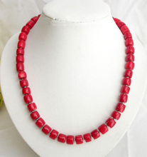 Подлинное 100% натуральное 14 мм красное Коралловое ожерелье 2024 - купить недорого