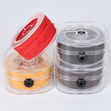 Banda elástica redonda de alta elasticidad, cuerda de goma redonda con caja, accesorios de costura DIY, 0,8mm-1,5mm 2024 - compra barato