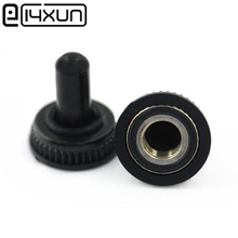 Eclyxun interruptor de alternância, 2 peças, 6mm, tampa impermeável, resistência de borracha, botão rocker, capa de poeira 2024 - compre barato