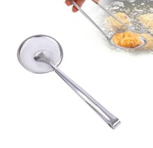 Multi-functional Filter Spoon With Clip Food Kitchen Oil-Frying BBQ Filter stainless steel clamp strainer set Kitchen tools 2024 - buy cheap