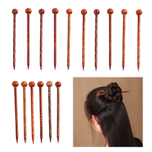 Phenovo Chinese Classic Ancient Handmade Wood Hairpin Hair Sticks Fashion Hairwear for Women Lady Bridal Hair Accessories 2024 - buy cheap